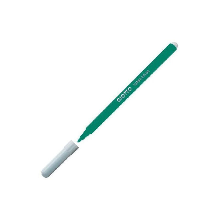 Giotto Rotulador Turbo Color Caja De 12 Verde Oscuro