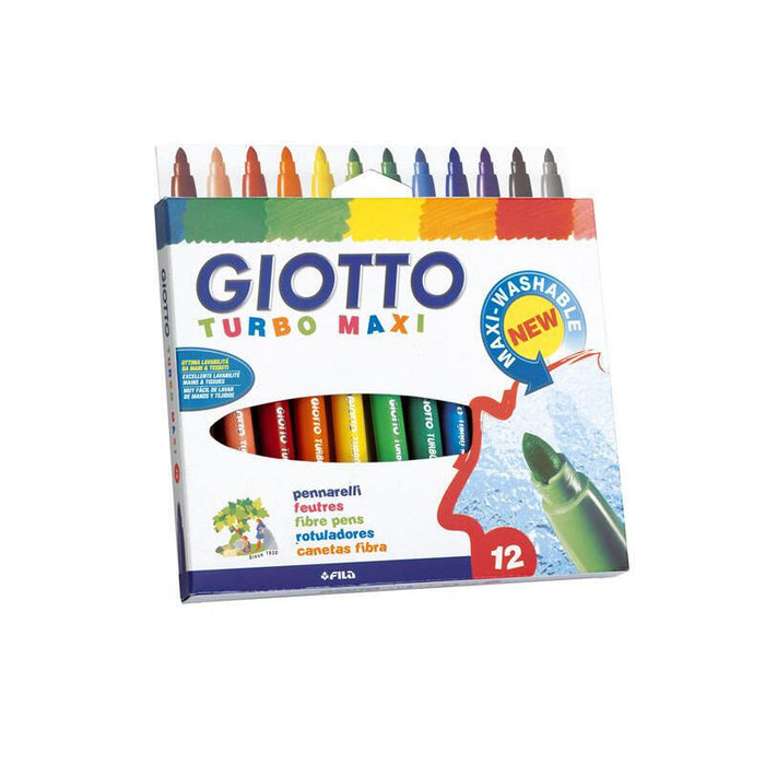 Giotto Rotuladores Turbo Maxi Gris Estuche De 12