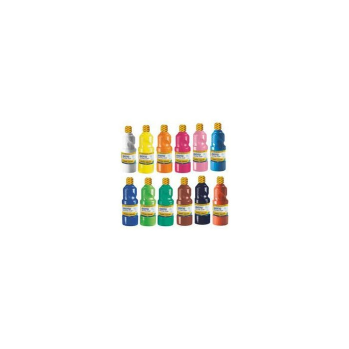 Giotto Témpera Escolar Lavable Blanco Botella 1000 Ml