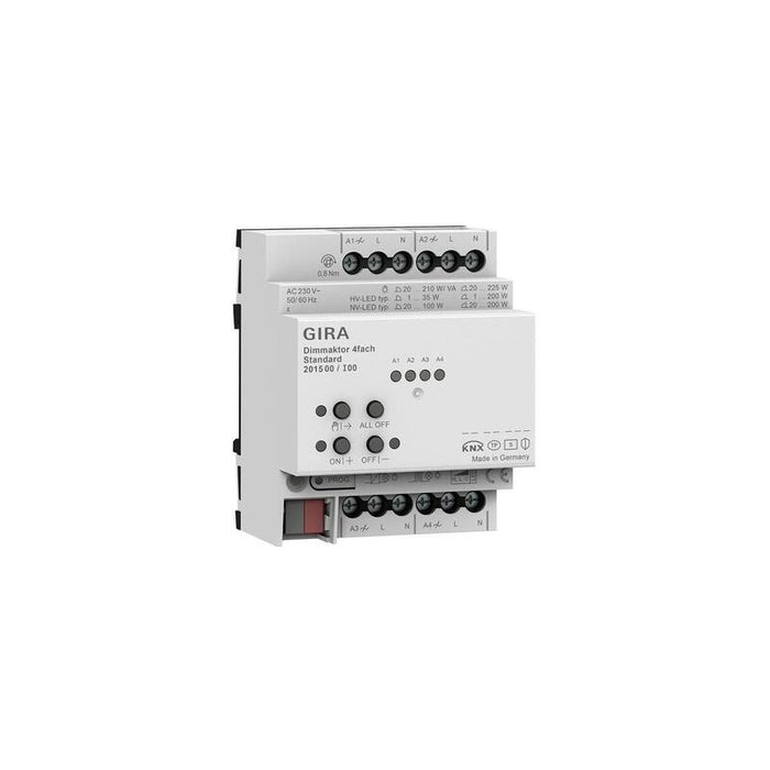 Gira 201500 Dimmaktor 4f Reg Std Knx Secure