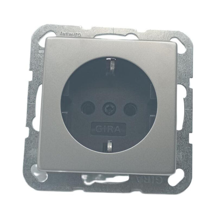 Gira 4188600 Schuko System 55 Edelstahl