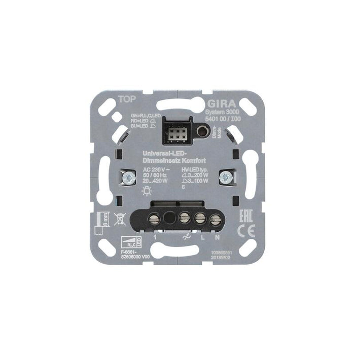 Gira 540100 S3000 Uni-Led-Dimmeins. Komfort Inserto