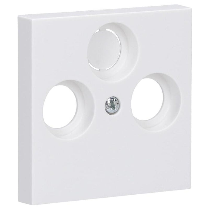 Gira - System 55 - Abdeckung Für Koaxial-Antennensteckdose *Reinweiss Seidenmatt*