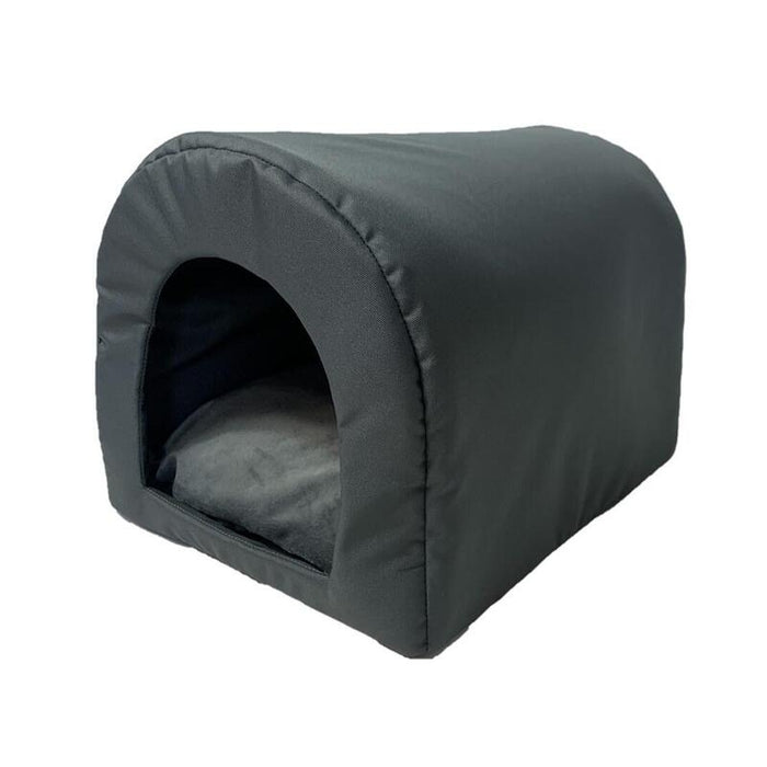 Go Gift Cama Para Perros Y Gatos - Grafito - 40 X 33 X 29 Cm