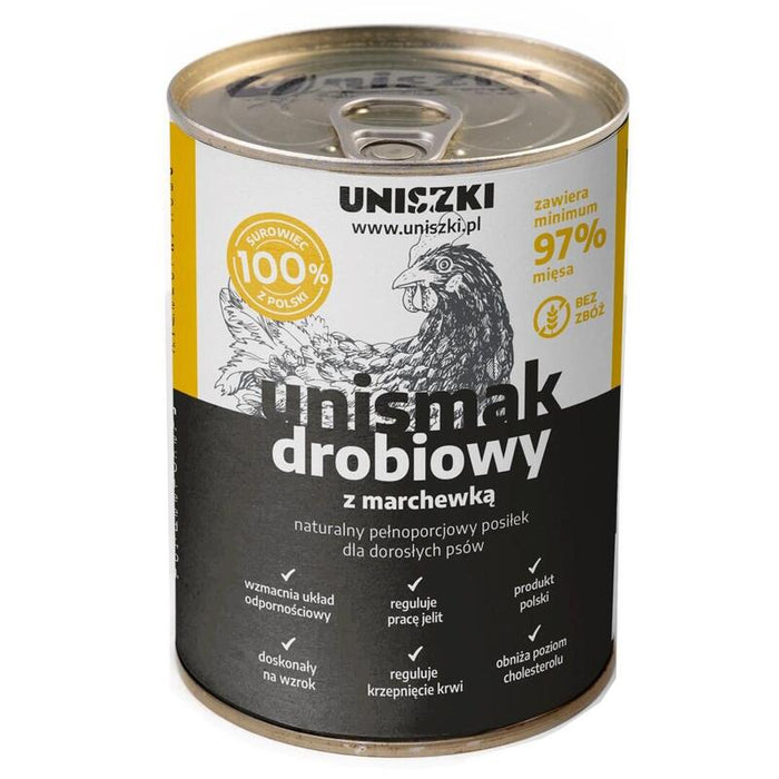 Golosina Para Perros Uniszki Unismak Pollo Con Zanahoria  410g