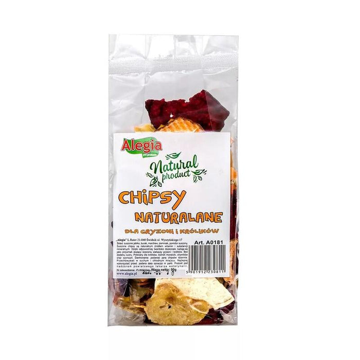 Golosina Para Roedores Y Conejos  Alegia Natural Chips  90g