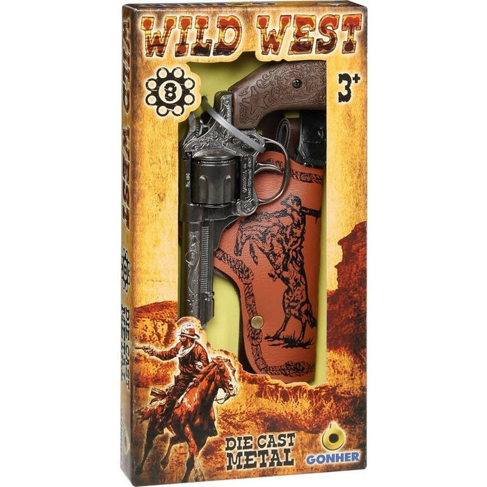 Gonher Metal Cowboy      Revolver With A Holster