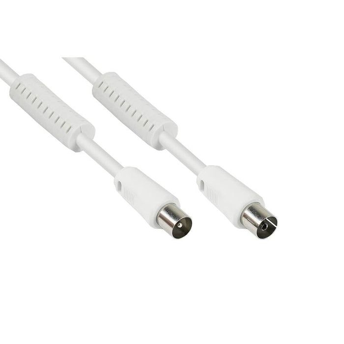 Good Connections Tv Cable De Antena Blanco 10m