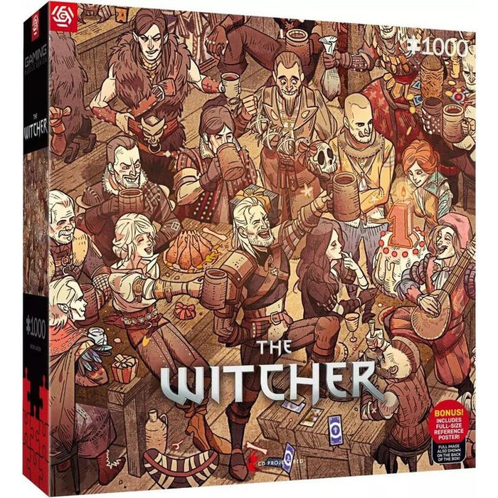 Good Loot Gaming Puzzle: The Witcher (Wiedzmin) Birthday,  1000 Elementów