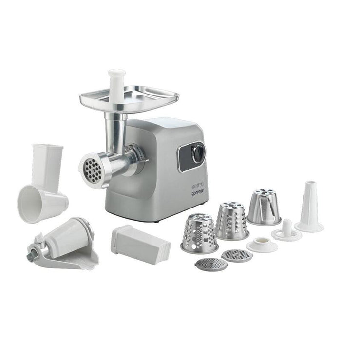 Picadora De Carne Gorenje Mg2500ds, 2500 W, Capacidad De Molienda (Kg Mín) 2,8, Acero Inoxidable Blanco