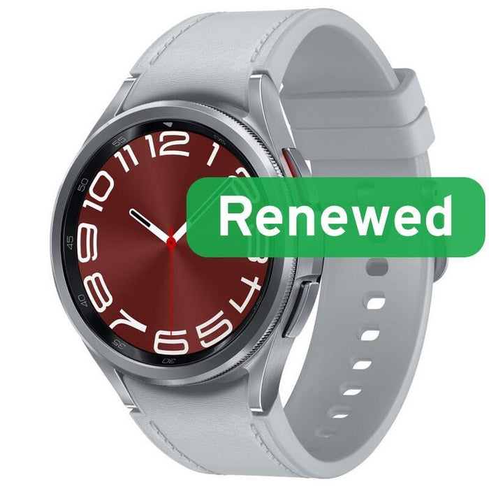 Grade B  Samsung Galaxy Watch6 Classic Bt 43mm (Sm-R950n)  1.3" Super Amoled  Bluetooth  Silver  Wear Os