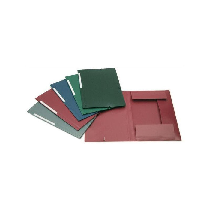 Grafoplás Carpeta Polygraf 3 Solapas Y Cierre Con Goma  De Polipropileno Semirígido Folio Negro