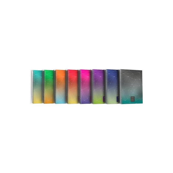 Grafoplás Cuaderno Cuarto Tapa Pp Unequal Metallic Surtido