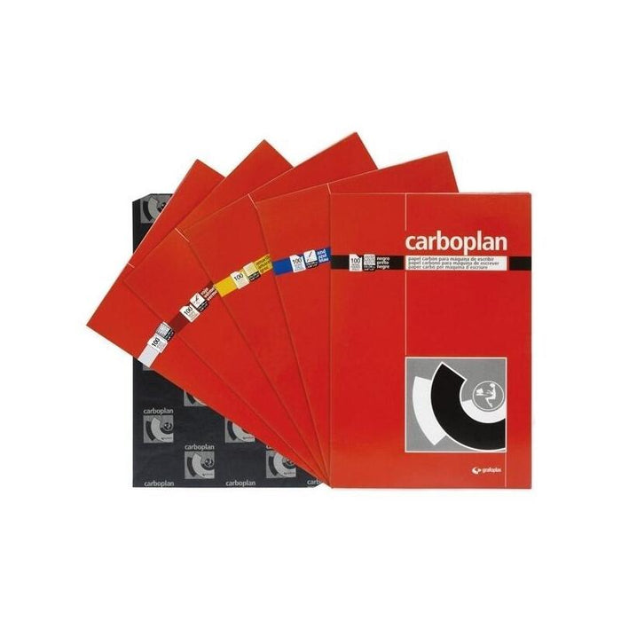 Grafoplas Papel Carbón Pack 10h Carboplan Amarillo