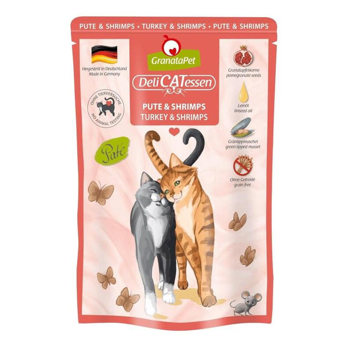 Granatapet Delicatessen Turkey And Shrimps - Comida Húmeda Para Gatos - 85g