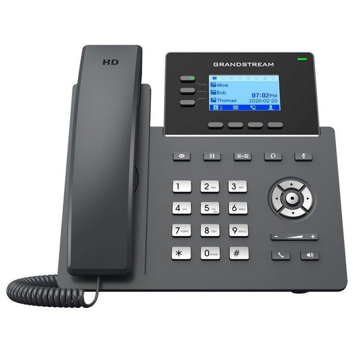 Grandstream Grp2603 [Telefono Voip - Grafico De 2,48 132 X 64, 6 Cuentas Sip, 2 Rj45 10/100/1000 Mbps]