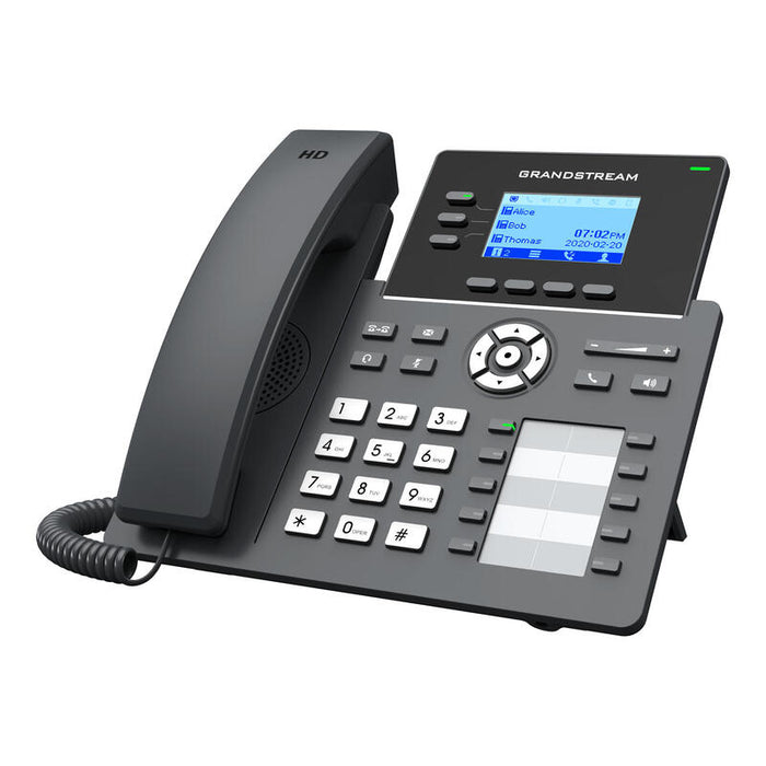 Grandstream Grp2604 [Telefono Voip: 6 Cuentas Sip, Audio Hd, 10 Ajustes Preestablecidos, 2 Rj45 10/100/1000 Mbps]