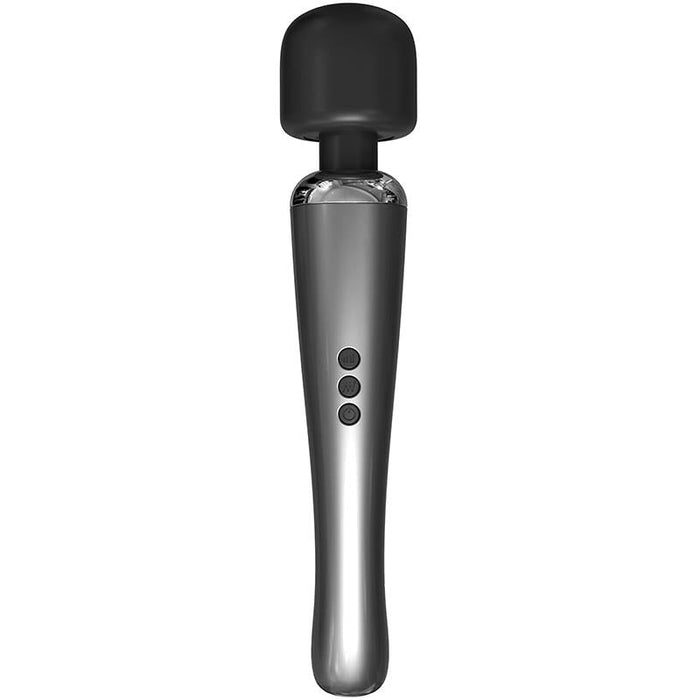 Graphity Wand Masajeador High-Tech Súper Potente Inalámbrico Usb Color Grafito Silicona