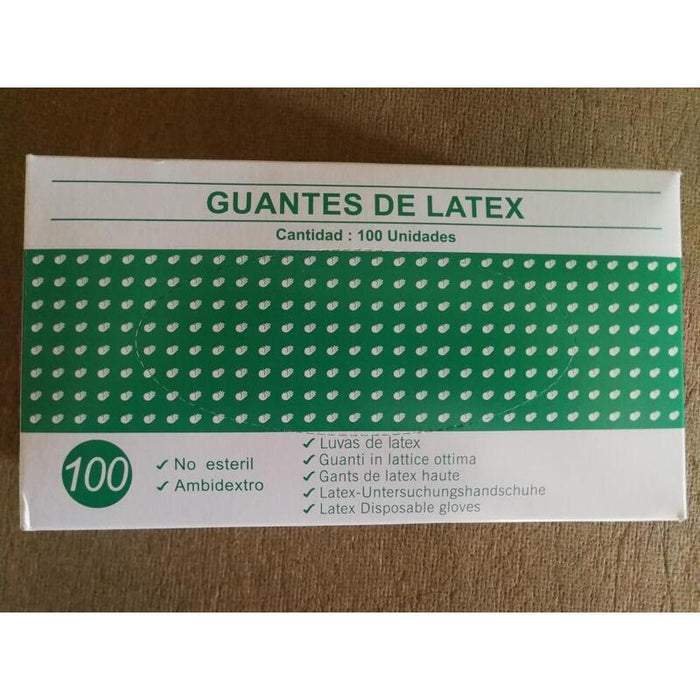 Guantes De Latex Sin Polvo P/100-S