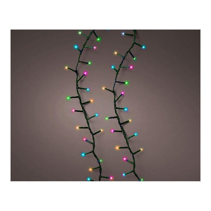 Guirnalda Led Compact Parpadeante Multicolor Pastel 16m 500 Leds Cable Verde