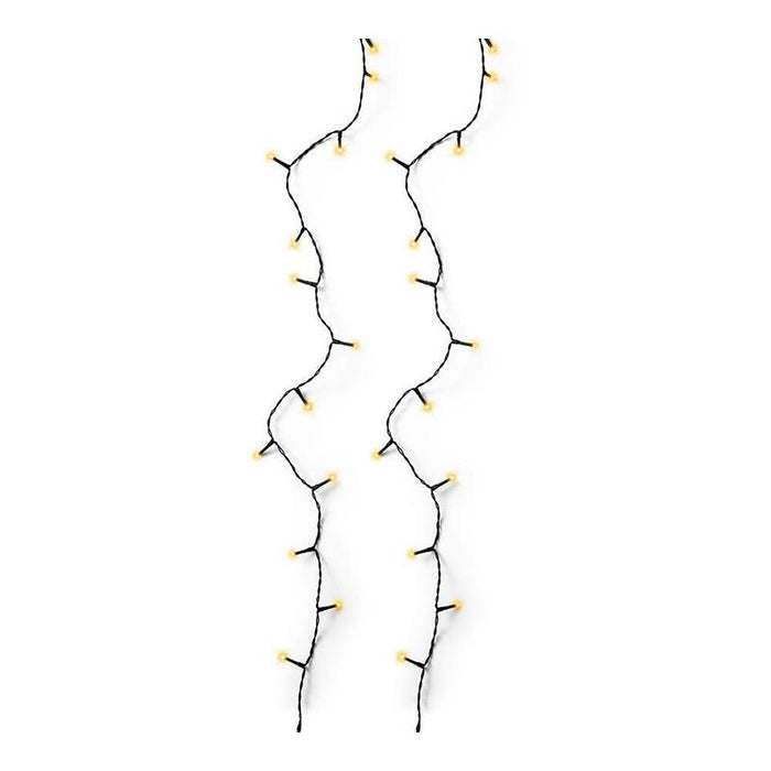 Guirnalda Multifunción, Uso Exterior, Basic, Cálida Clásica, Cable Negro, 180 Leds, 13,5 M