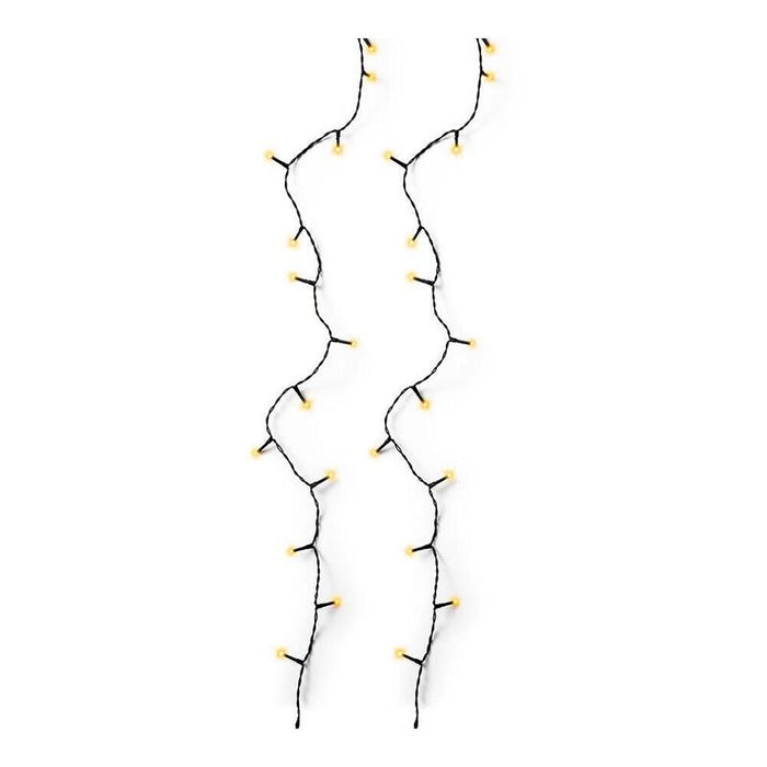 Guirnalda Multifunción, Uso Exterior, Basic, Cálida Clásica, Cable Negro, 360 Leds, 27 M