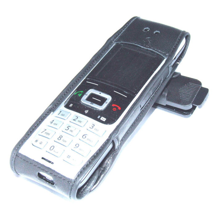 Haco Ledertasche Unify Openscape Dect S4/S5, Drehclip