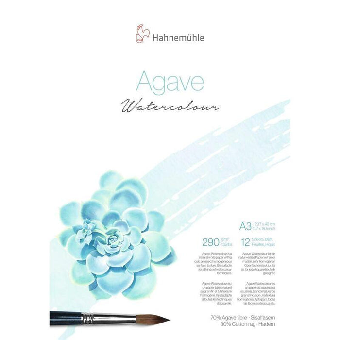 Hahnemühle Agave Watercolour A 3 12 Sheets 290 G