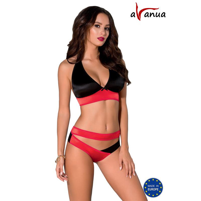 Harper  Set Rojo/Negro Talla (Interno):S/M