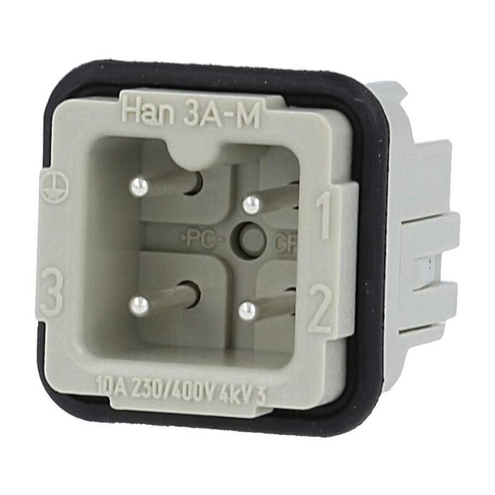 Hart Conector Macho 3-Polos 09200032611