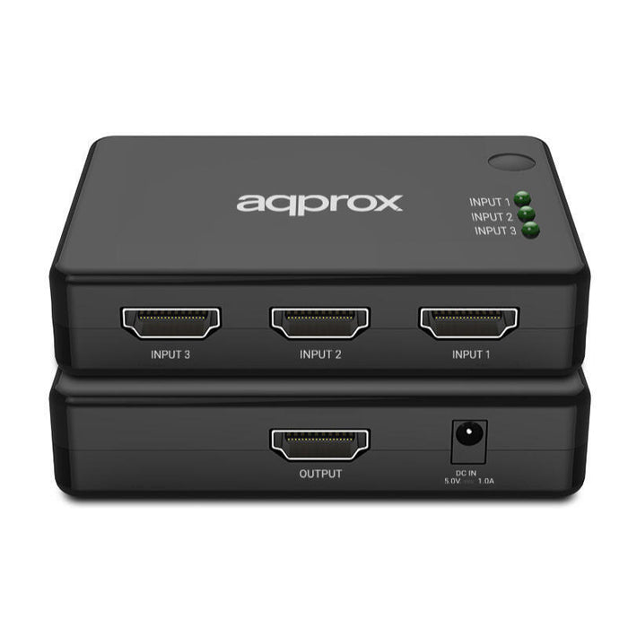 Hdmi Switch 3 Puertos 4k + Control Remoto Approx 3xhdmi