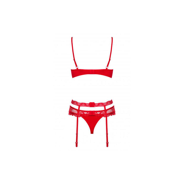 Heartina Set 3 Piezas Color Rojo Talla (Interno):L/Xl
