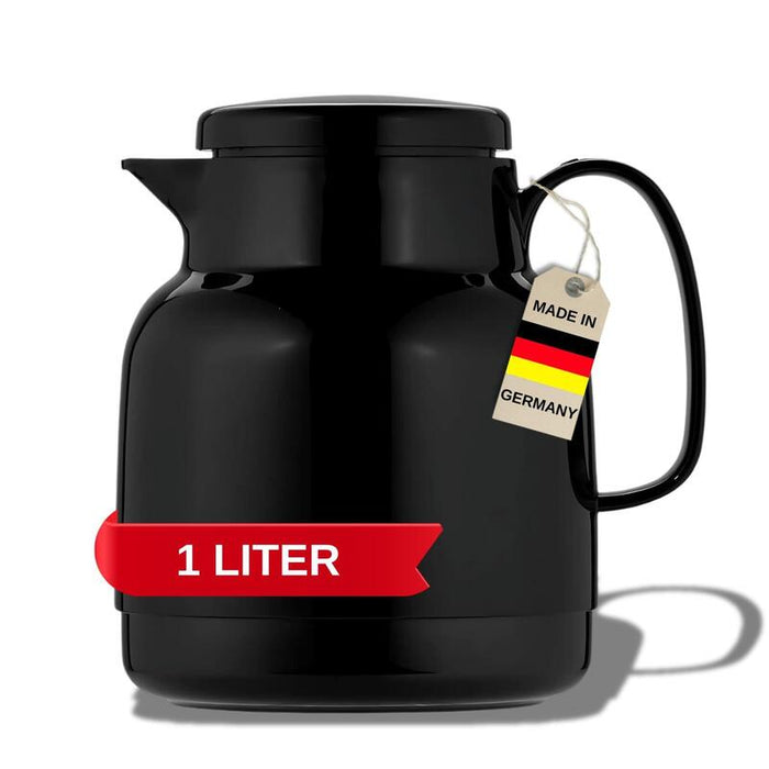 Helios Jarra Térmica Mondo 1,0 L, Negro