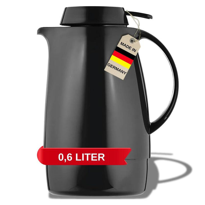 Helios Jarra Térmica Servitherm 0,6 L, Negro