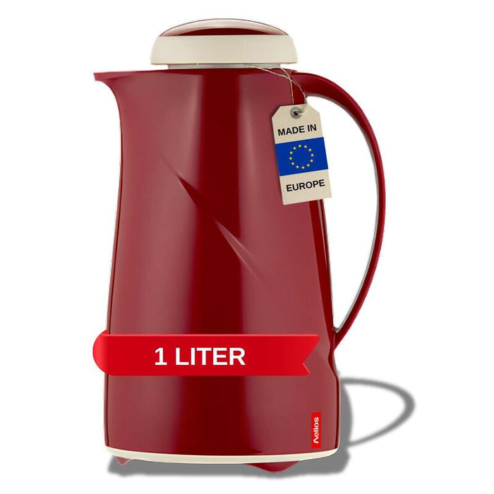 Helios Jarra Térmica Wave 1,0 L, Rojo