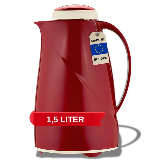 Helios Jarra Térmica Wave 1,5 L, Rojo