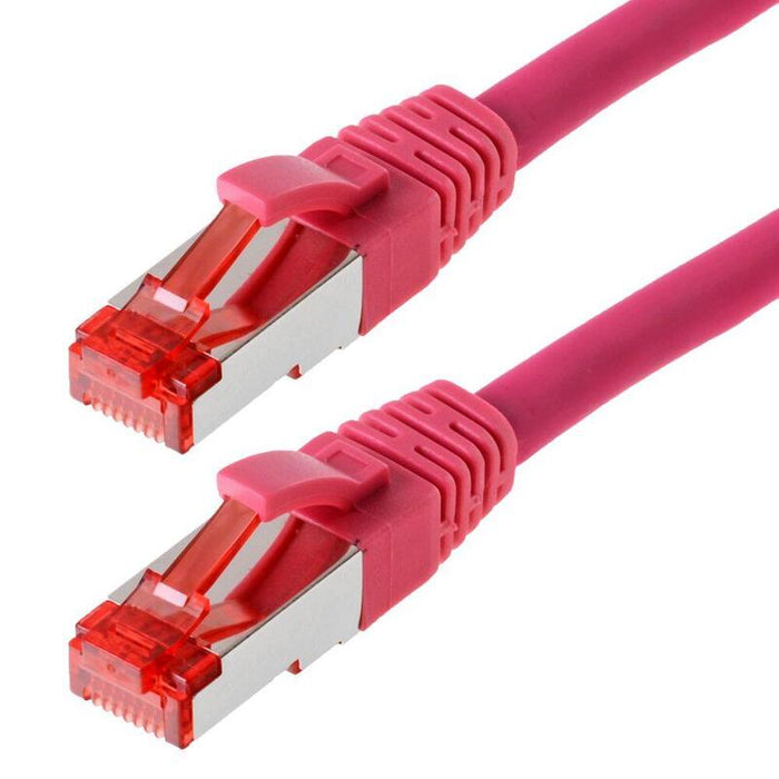 Helos Cable De Red S/Ftp Cat 6 Magenta 10,0m