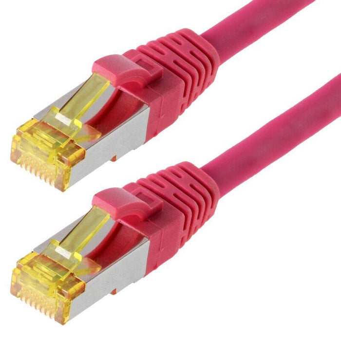 Helos Cable De Red S/Ftp Cat 6a Magenta 1,5m