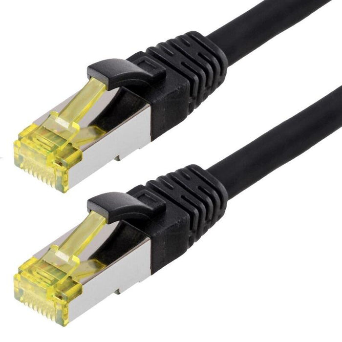 Helos Cable De Red S/Ftp Cat 6a Negro 1,0m