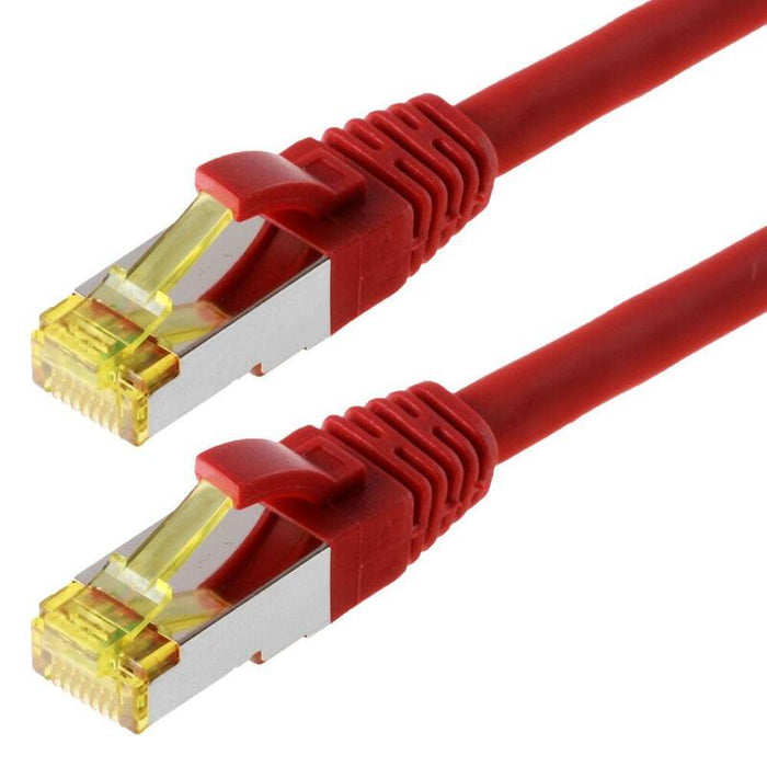 Helos Cable De Red S/Ftp Cat 6a Rojo 1,5m