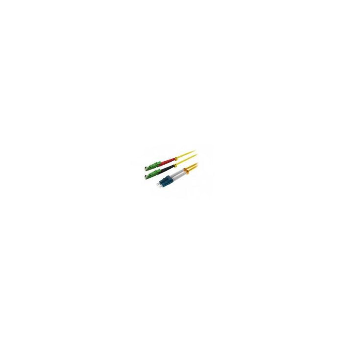 Helos Lwl Cable De Red E2000® Apc (Lsh)/Lc Duplex 9/125?M Os2 Amarillo 10,0m