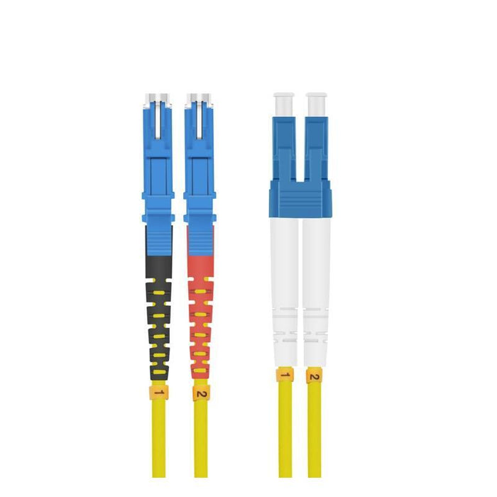 Helos Lwl Cable De Red Os2 Duplex E2000® (Lsh)-Lc 9/125?M Amarillo 3m
