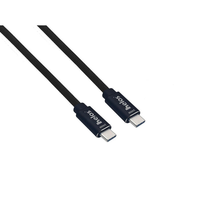 Helos Usb C Cable 240w Schnellcable De Carga Usb C Auf Usb C, Nylon Geflochten 2,0m