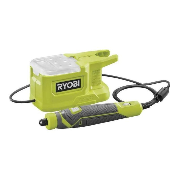 Herramienta Rotativa Inalámbrica Ryobi One+ Rrt18-0, 18 Voltios, Amoladora Recta Verde/Negro, Sin Batería Ni Cargador 5133004939