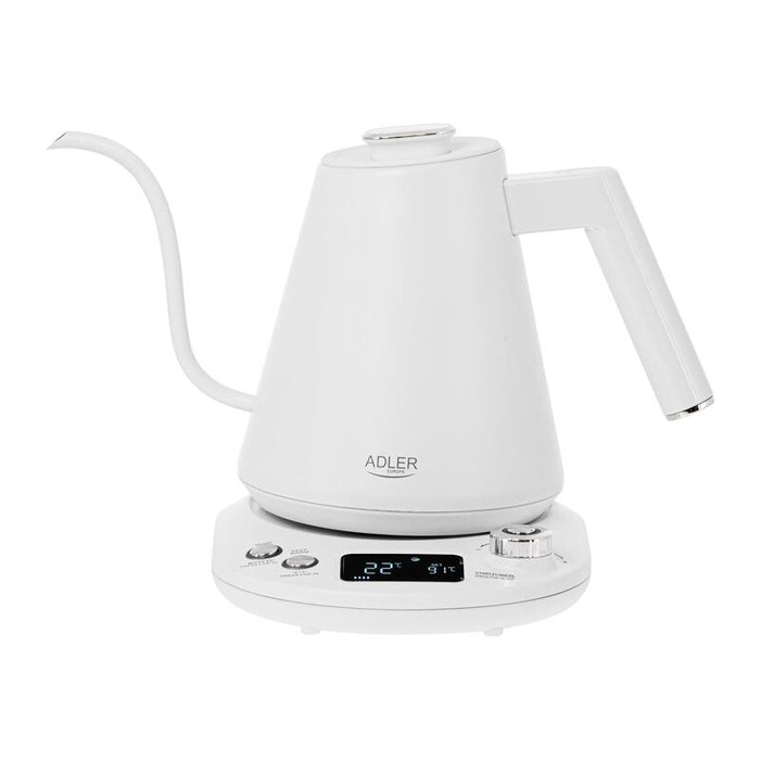 Hervidor Eléctrico Adler Ad 1349w Con Pico Largo, 1 L, Color Blanco