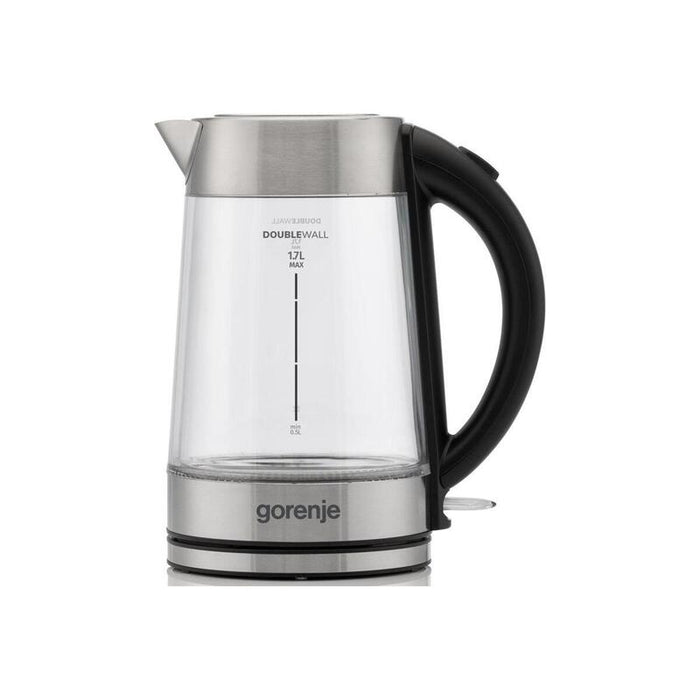 Hervidor Eléctrico Gorenje K17gdwii, Capacidad 1,7 L, Potencia 2200 W, Acero Inoxidable.
