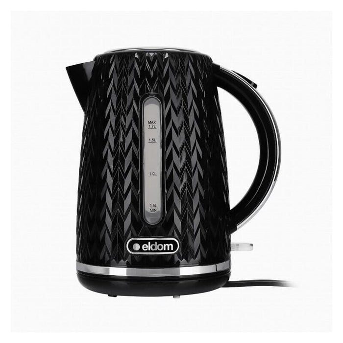 Hervidor Nelo, Capacidad 1,7 L, Potencia 2000 W, Color Negro