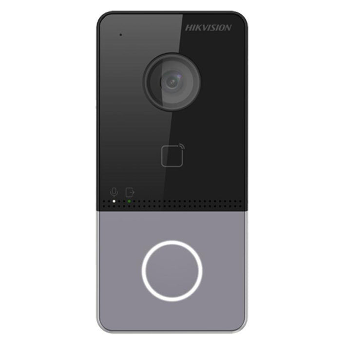 Hikvision Ds-Kv6113-Pe1(C)/Eu Sistema De Intercomunicación De Video 2 Mp Negro, Gris