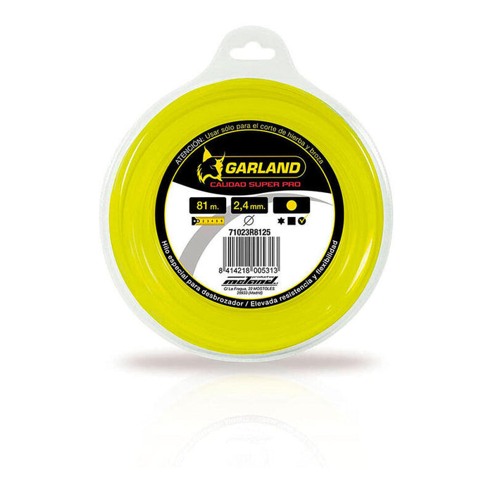 Hilo Dispensador Para Desbrozadora 8m Ø2,4mm Redondo 71023r8125 Garland