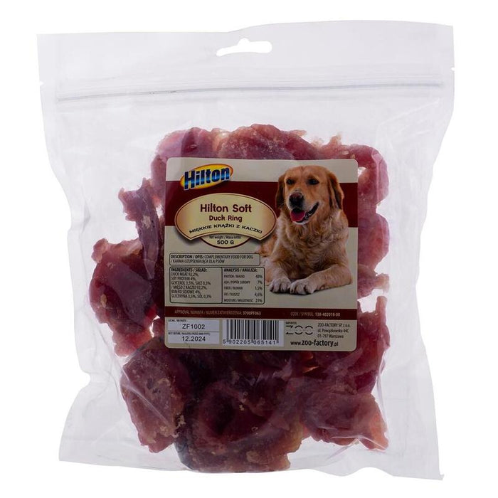 Hilton Anillos De Pato Blandos Golosina Para Perros - 500 G